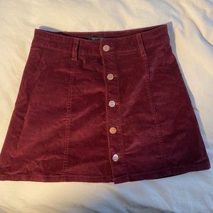 Maroon skirt